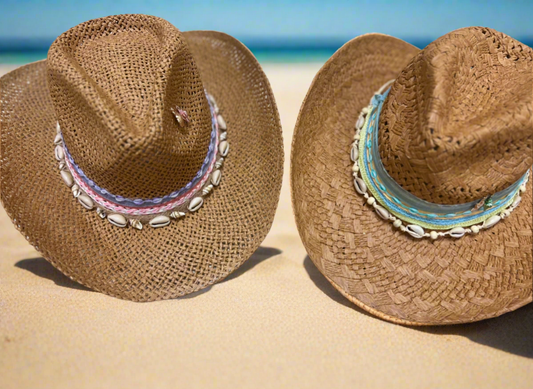 Custom Coastal Straw Hat