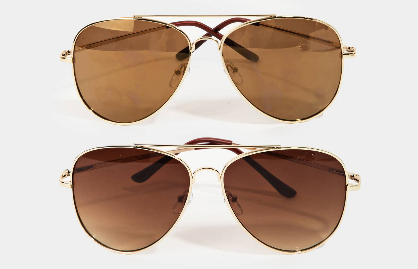 Double Bridge Aviator Sunglasses