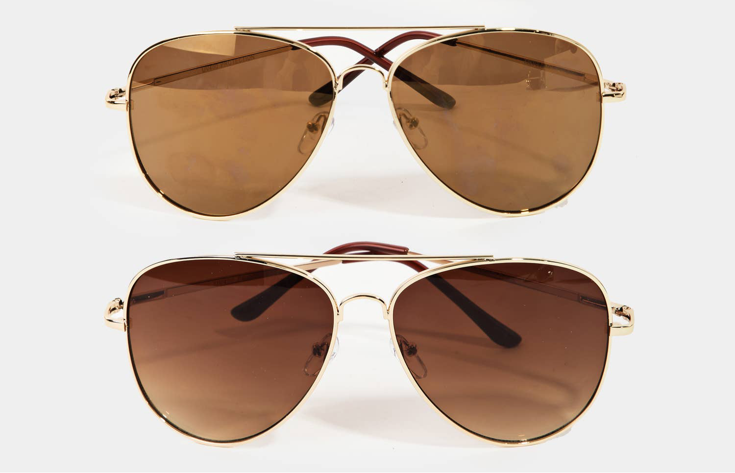 Double Bridge Aviator Sunglasses