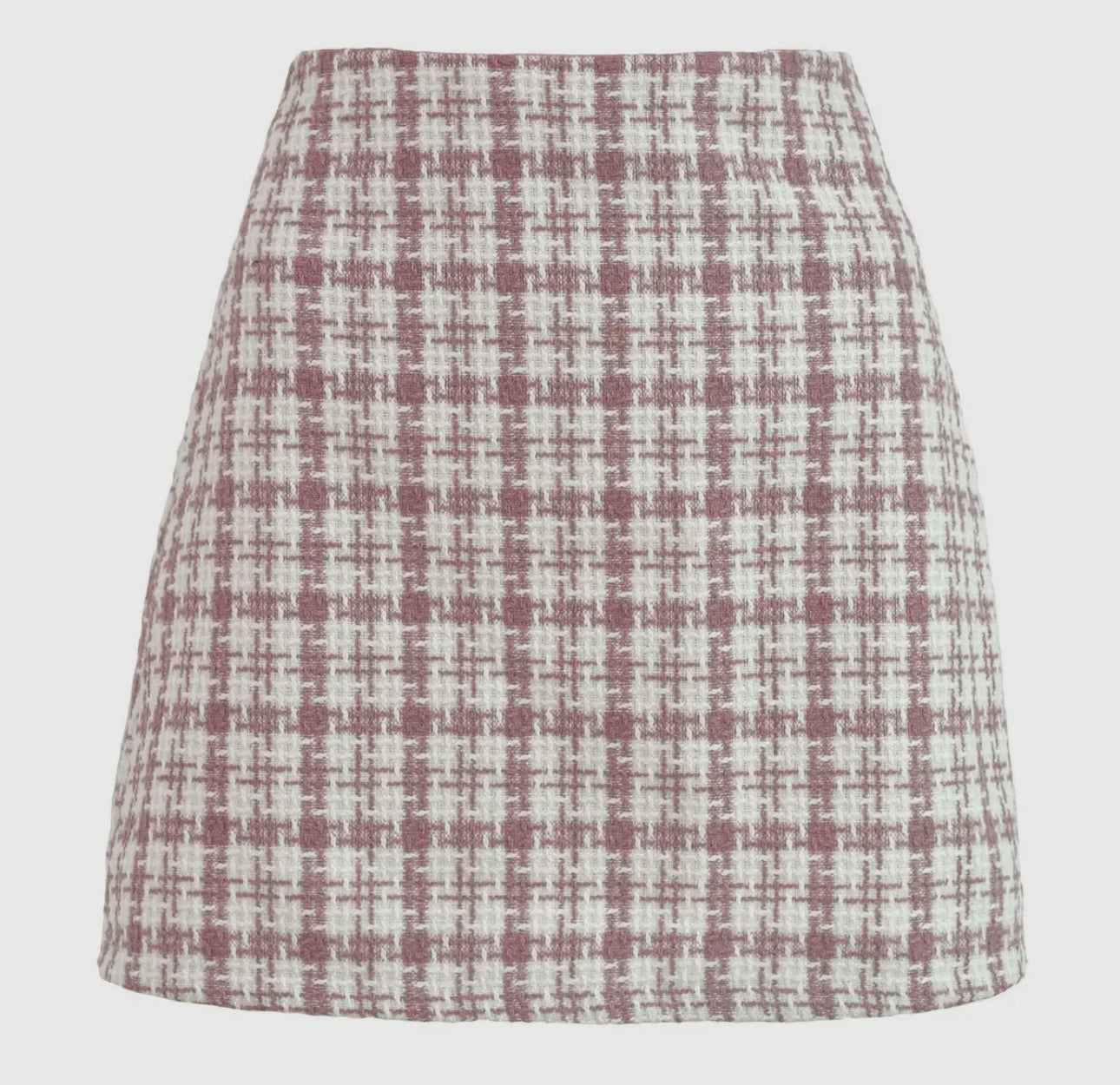 Woolen High-Waisted Skirt