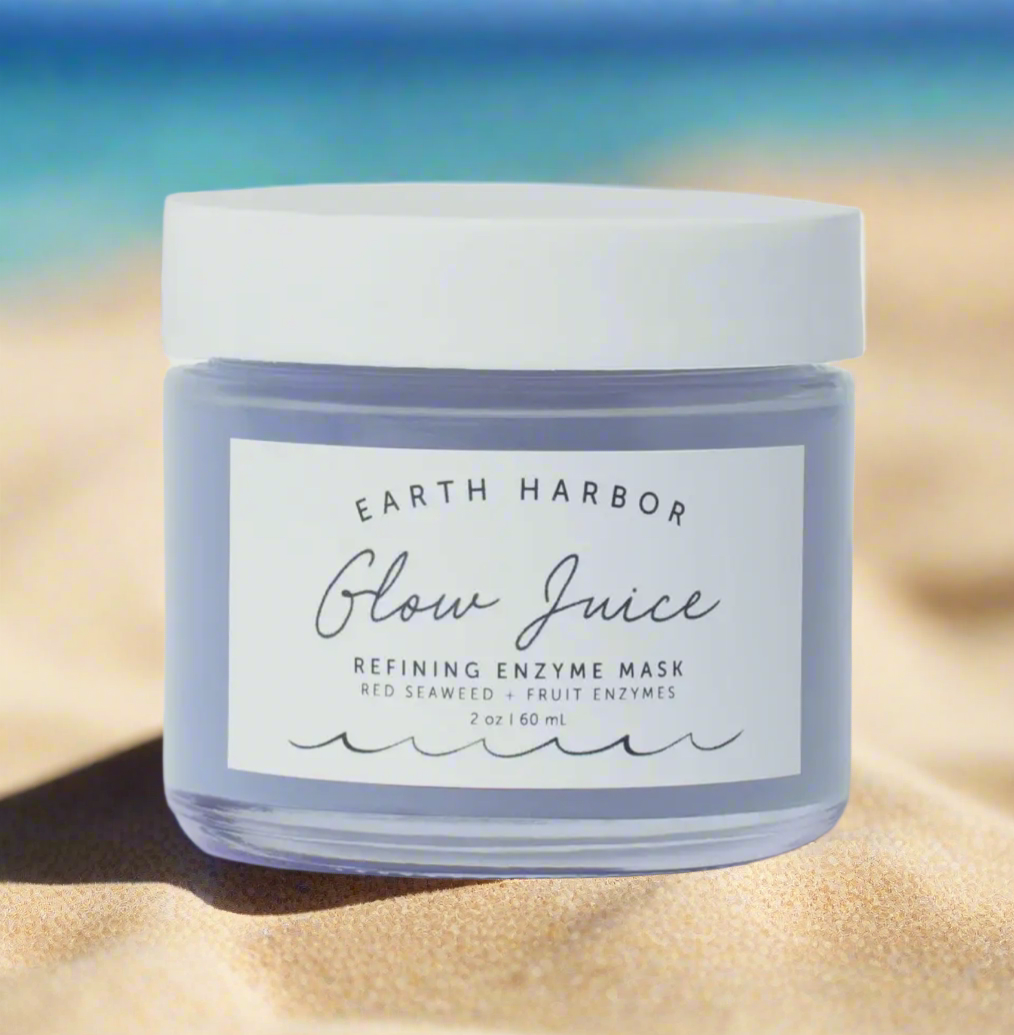 Glow Juice Enzyme Mask: Red Seaweed + AHA/BHA + Aloe