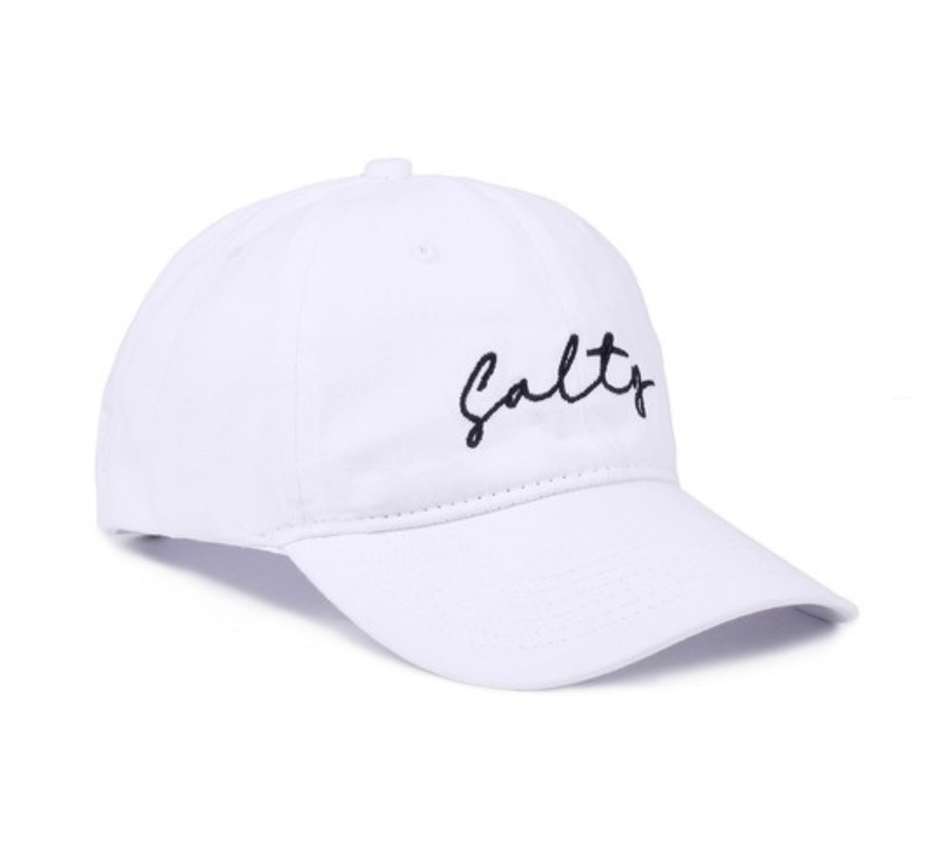 SALTY Embroidered Vintage Washed Baseball Hat