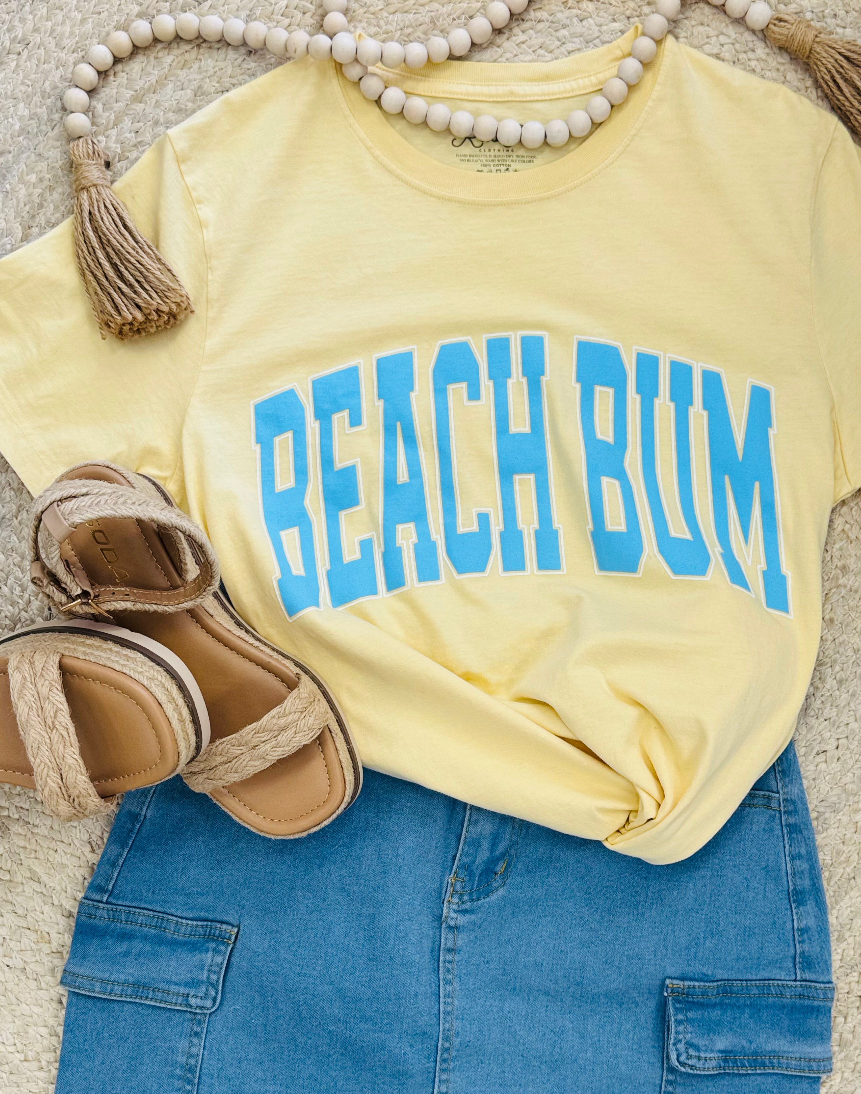 BEACH BUM PUFF GRAPHIC TSHIRTS