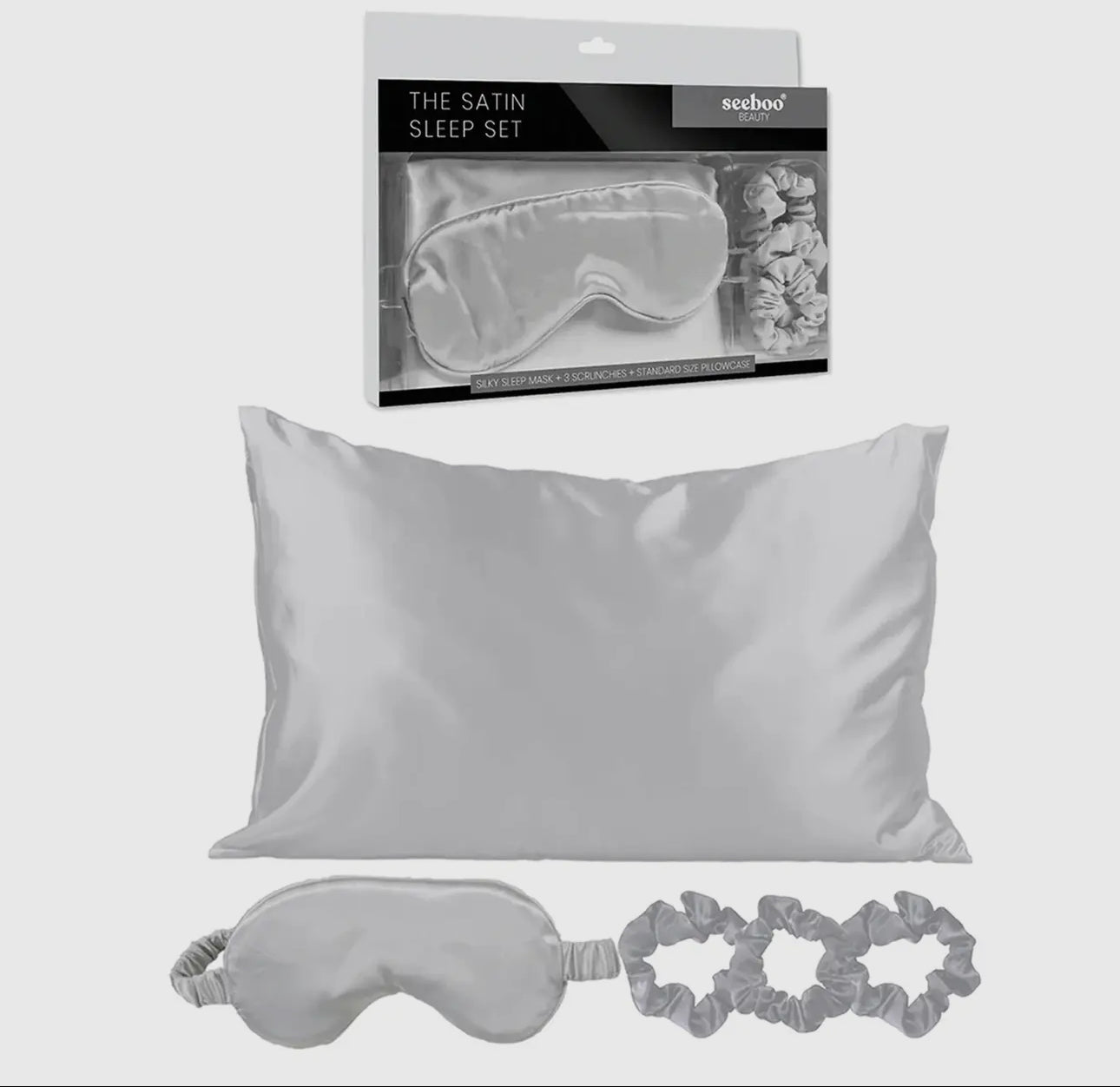 De-Stressing Satin Sleep Set - Supports Mental Health