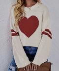 Red Heart Crew-Neck Sweater