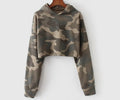 Camo Cropped Hoodie