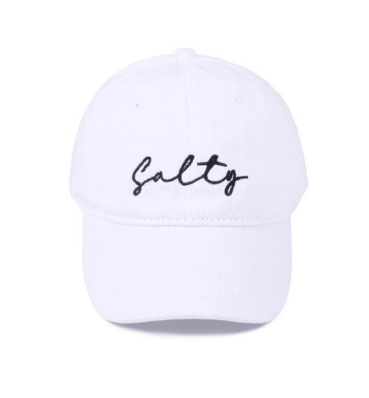 SALTY Embroidered Vintage Washed Baseball Hat