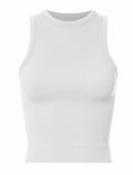 Ribbed Sleeveless Crop Tank