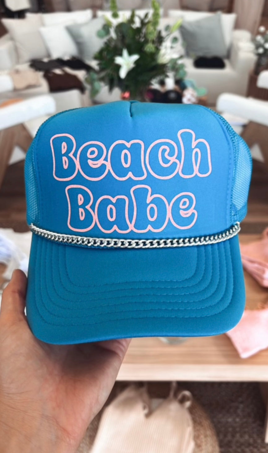 Custom Trucker Hat - Beach Babe