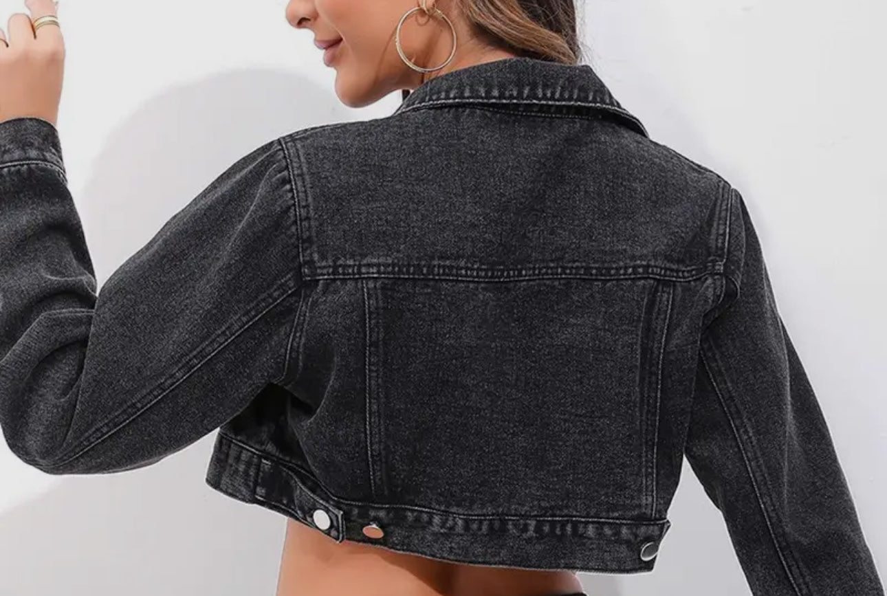Cropped Denim Jacket