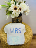 MRS & BRIDE Wedding Party Glitter Hats