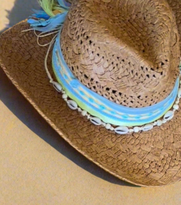 Custom Coastal Straw Hat