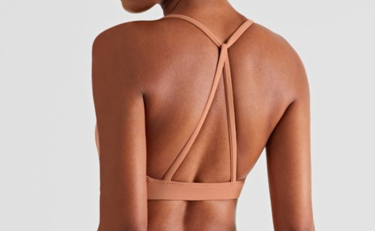 Triangle-Back Sports Bra