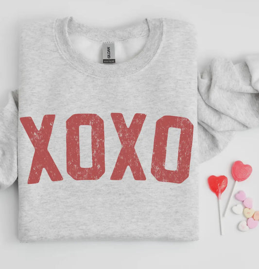 XOXO Crew-Neck Sweatshirt