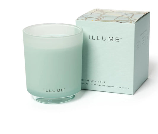 Fresh Sea Salt Glass Candle