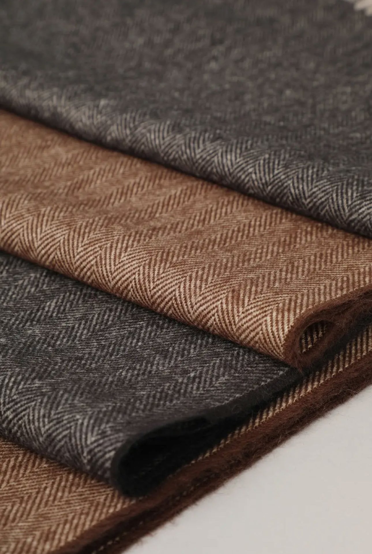 Herringbone Cashmere Feel Classic Scarf