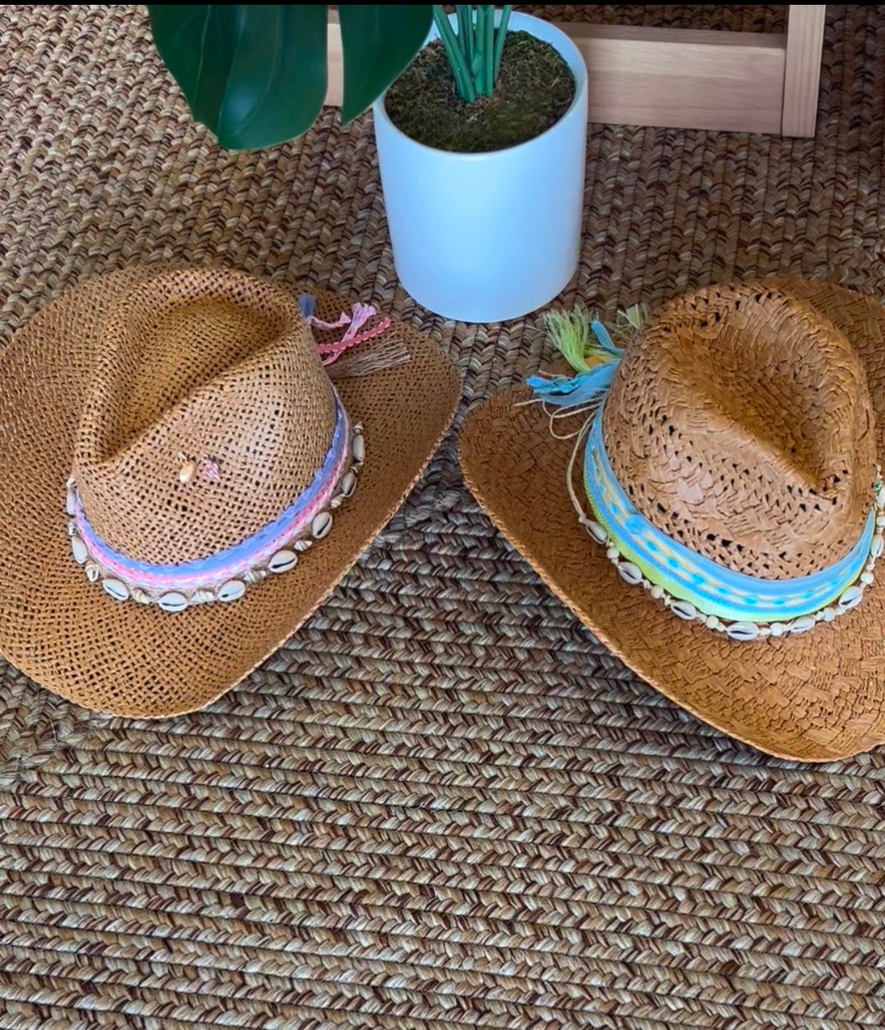 Custom Coastal Straw Hat