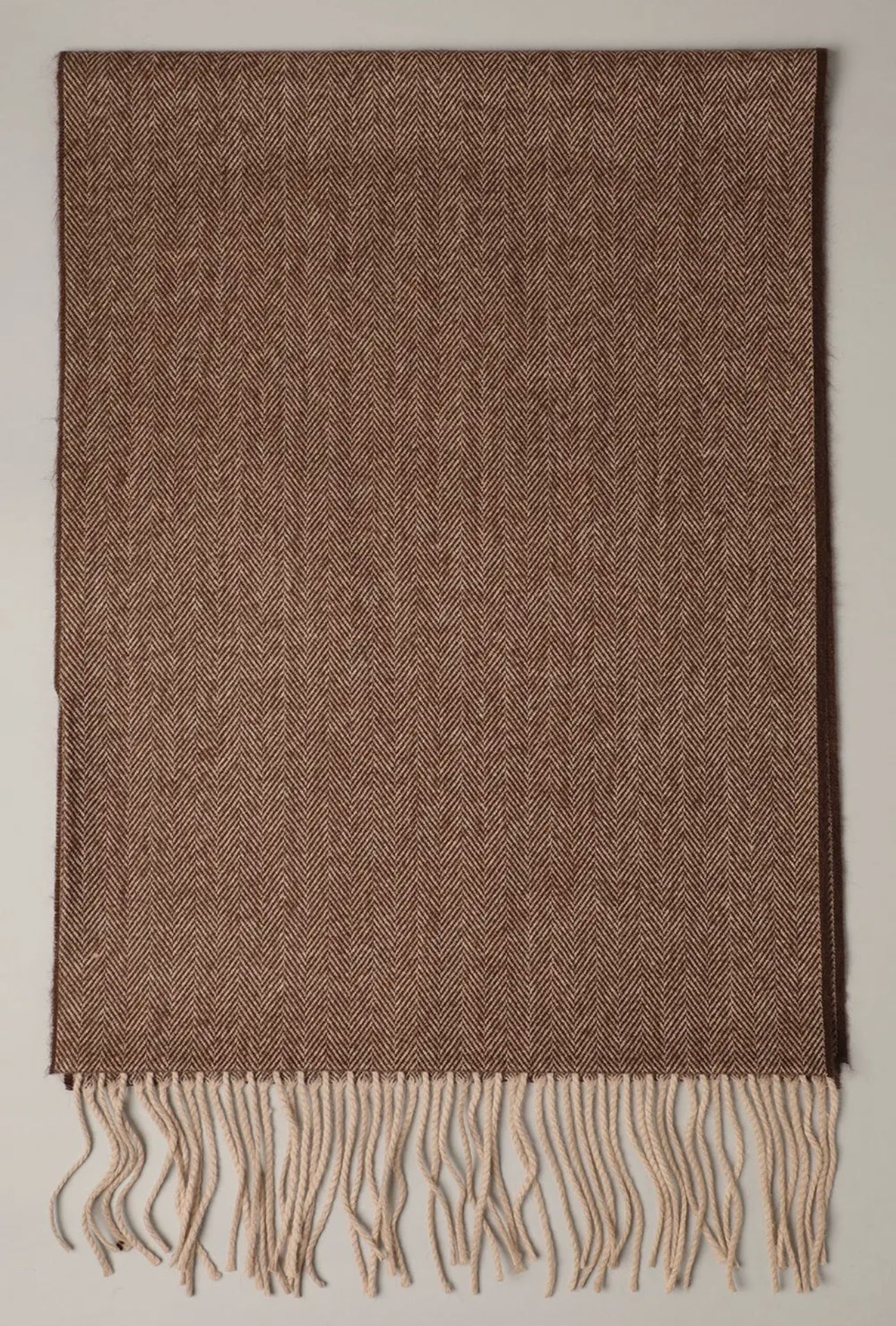 Herringbone Cashmere Feel Classic Scarf