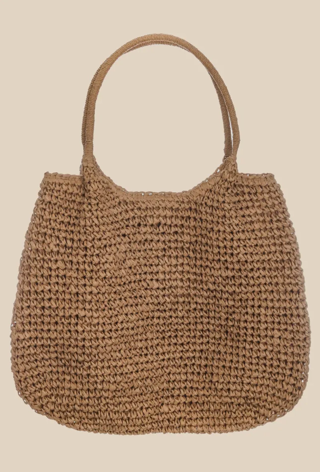 Large Straw Tote Bag