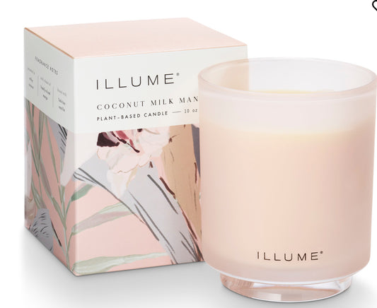 Coconut Milk Mango Glass Candle