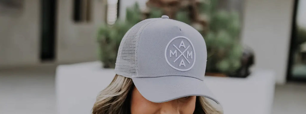 Mama X Premium Canvas Trucker Hat - Adult