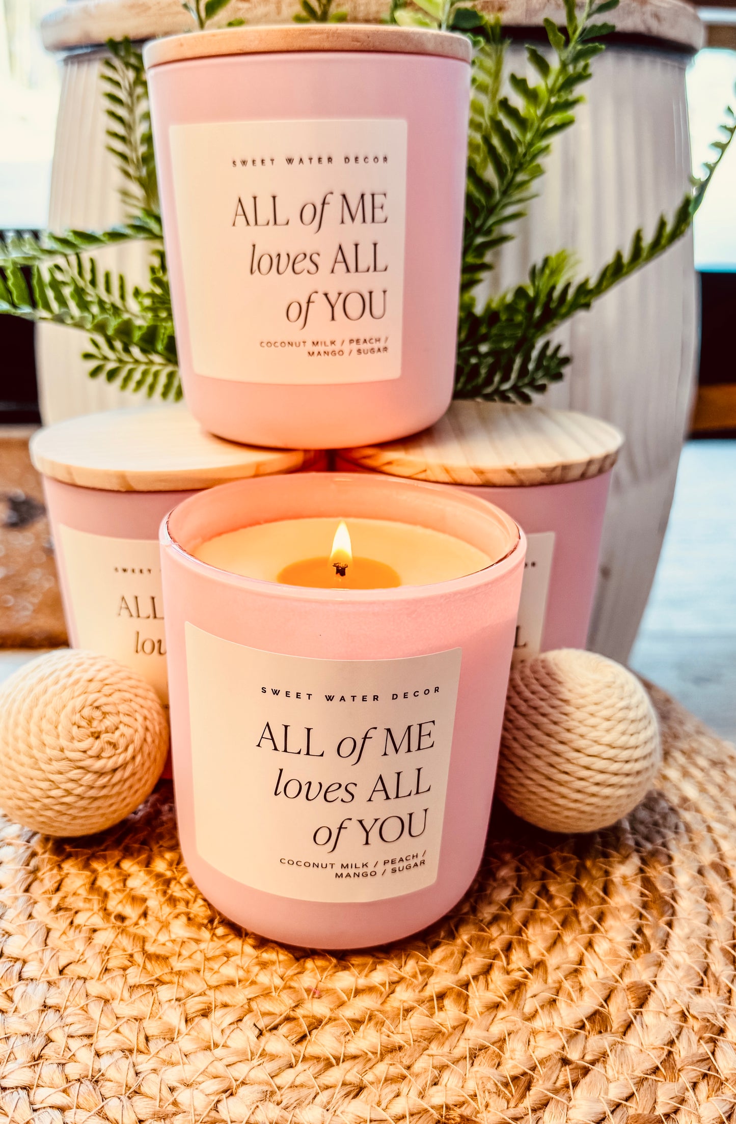 *NEW* All of Me Loves All of You 15 oz Soy Candle, Matte Jar