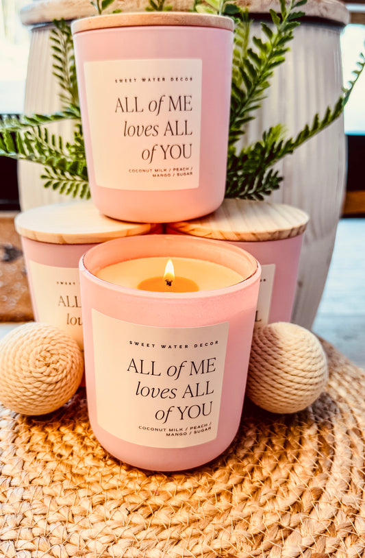 *NEW* All of Me Loves All of You 15 oz Soy Candle, Matte Jar