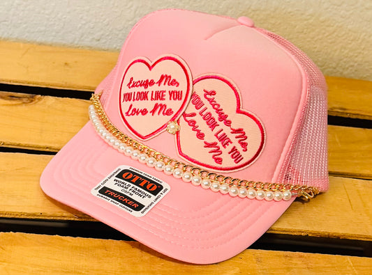 EXCUSE ME Custom Trucker Hat