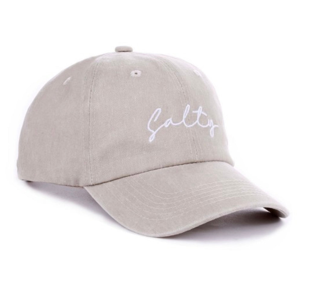 SALTY Embroidered Vintage Washed Baseball Hat