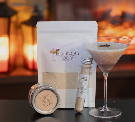 Eggnog Martini Mix Jar