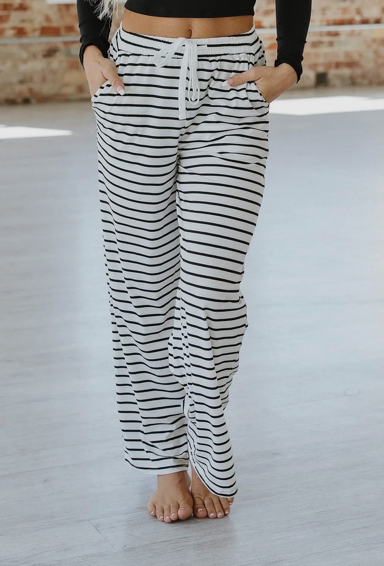 Katelyn Striped Wide Leg Pants