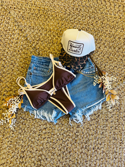 Bronze Kiss Bikini Bottom