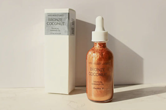 Natural Bronzer Body Oil • Shimmer/ Bronze Coconut