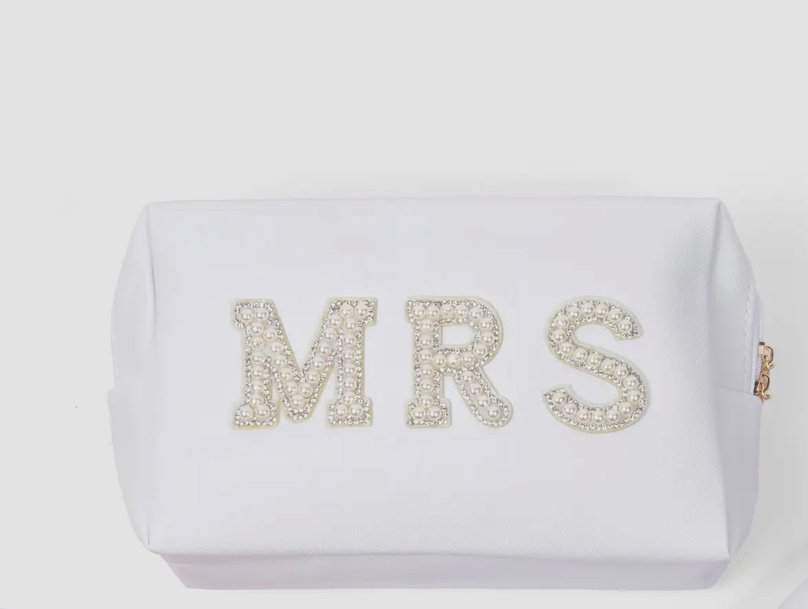 MRS Bridal Beauty Cosmetics Pouch - Makeup Bag For Brides