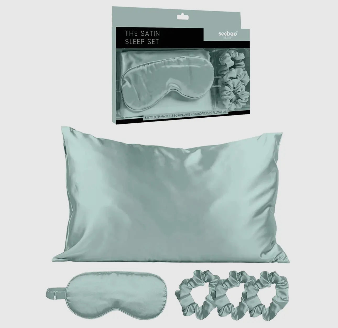 De-Stressing Satin Sleep Set - Supports Mental Health