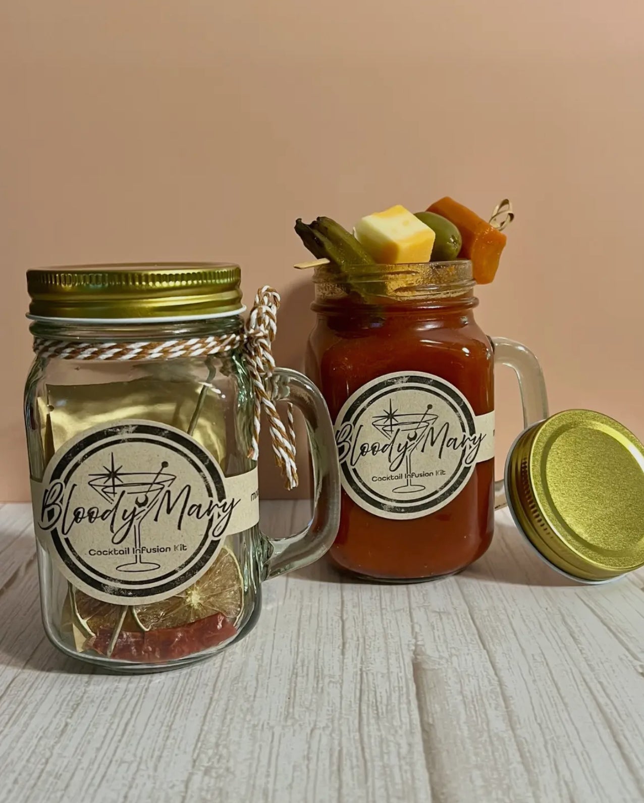 Spicy Bloody Mary Mix In A Mug