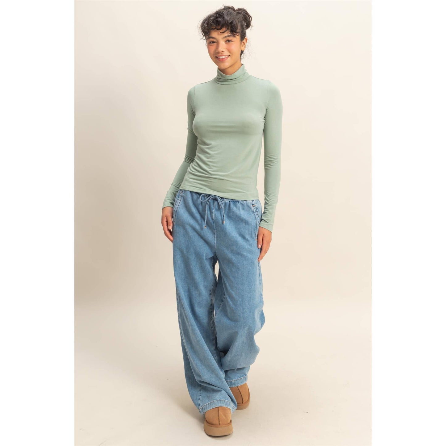 Long Sleeve Fitted Top