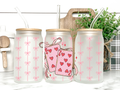 Six Seven Trendy Valentines Day Gift Coquette Cards Glass 67