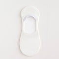 Mesh Solid No Show Socks