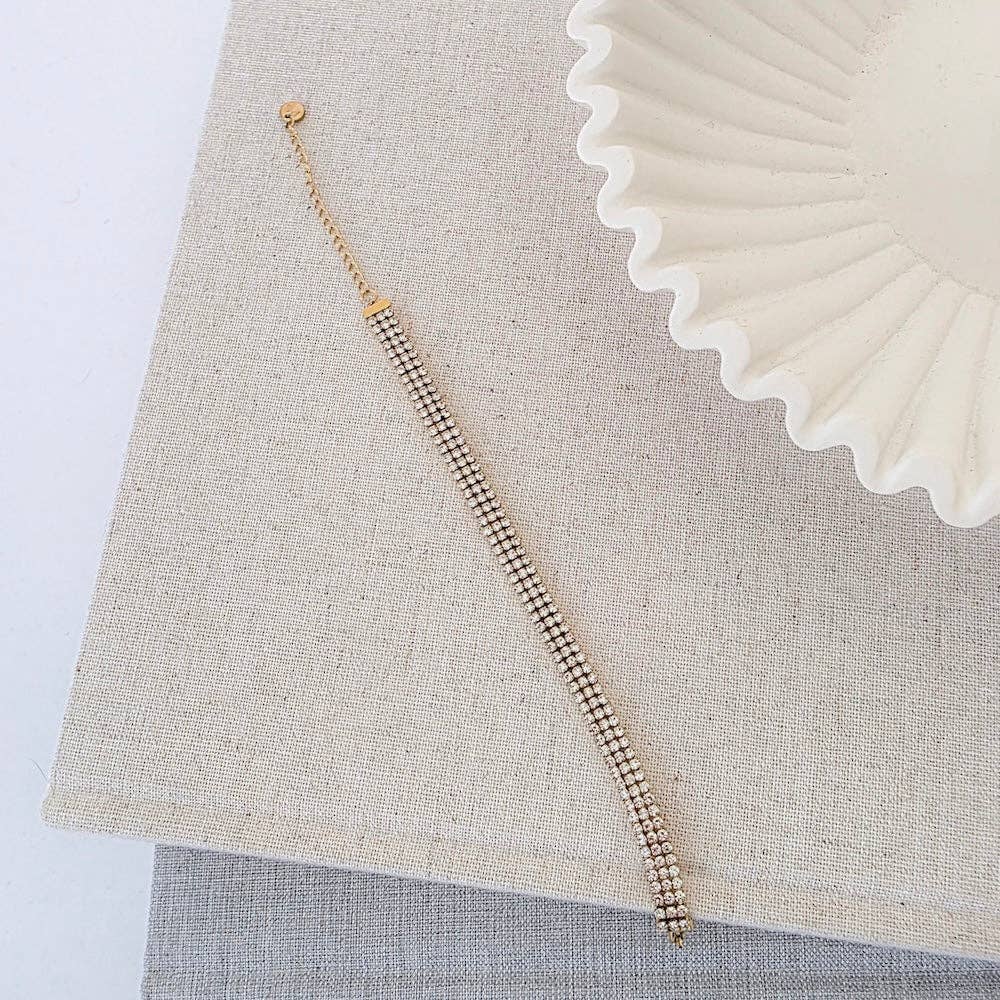 Giselle Layered Tennis Bracelet - WATERPROOF (PRE🤍ORDER)