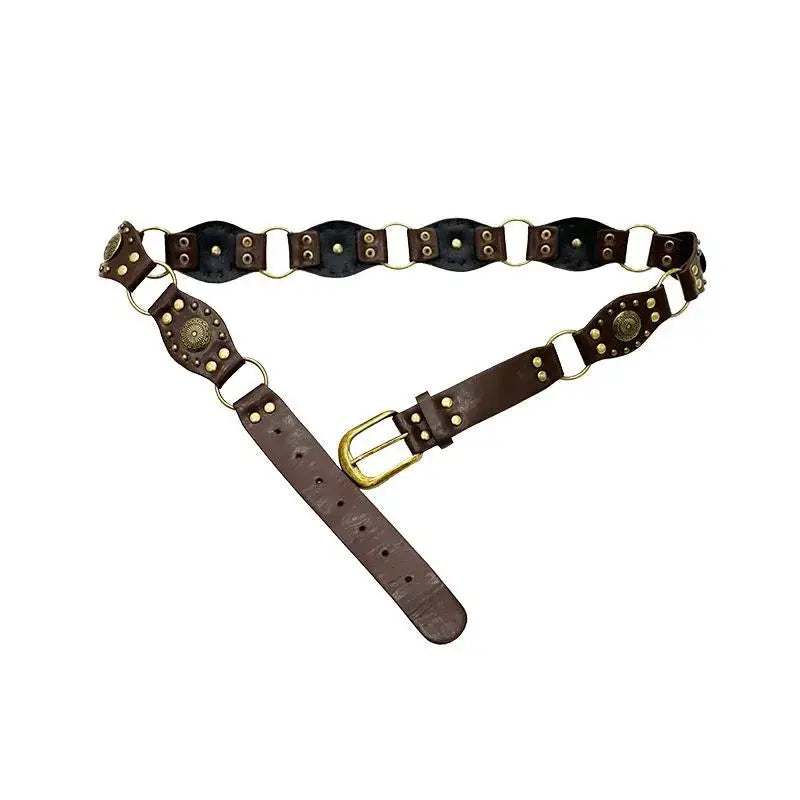 Western Vegan Leather Belt
