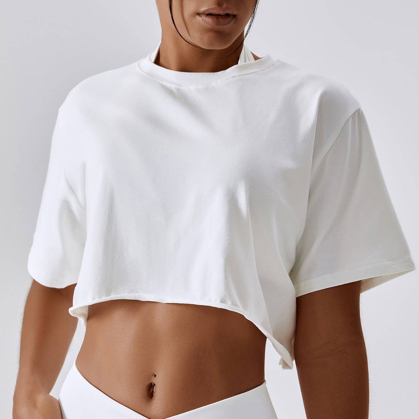 Loose-Fit Crew Neck Sports T-Shirt