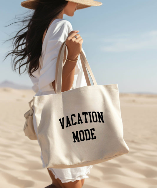 Vacation MODE-Canvas Tote Bag