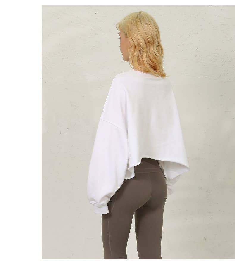 Crop top sweatshirt