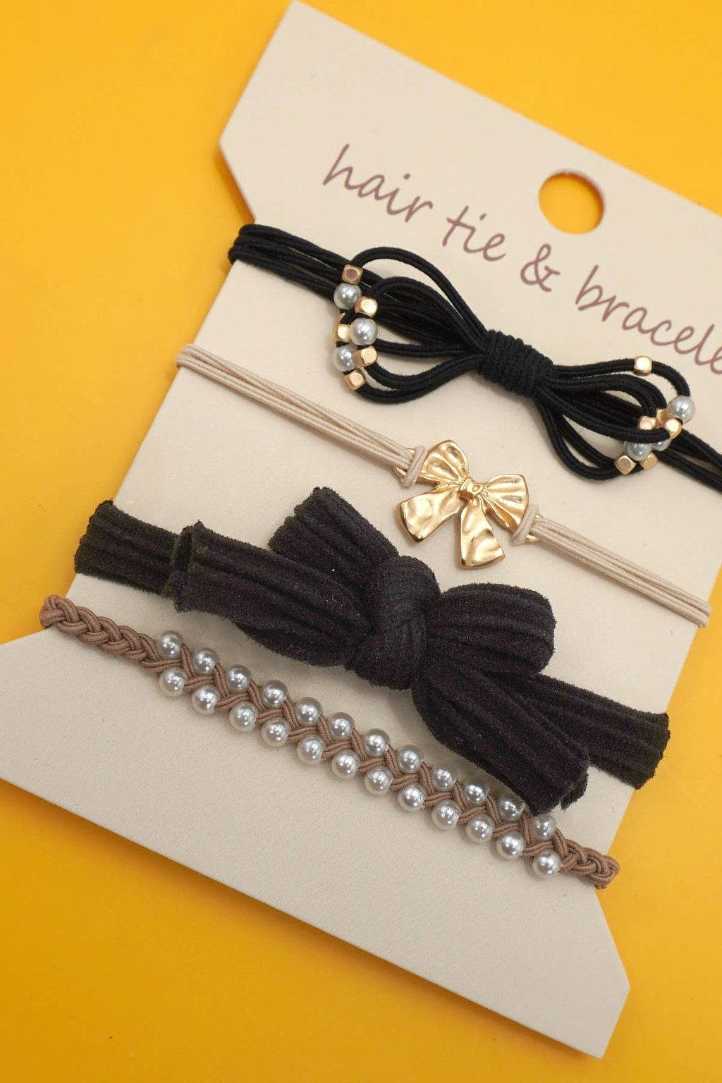 BOHO KNOT BRACELET HAIR TIES