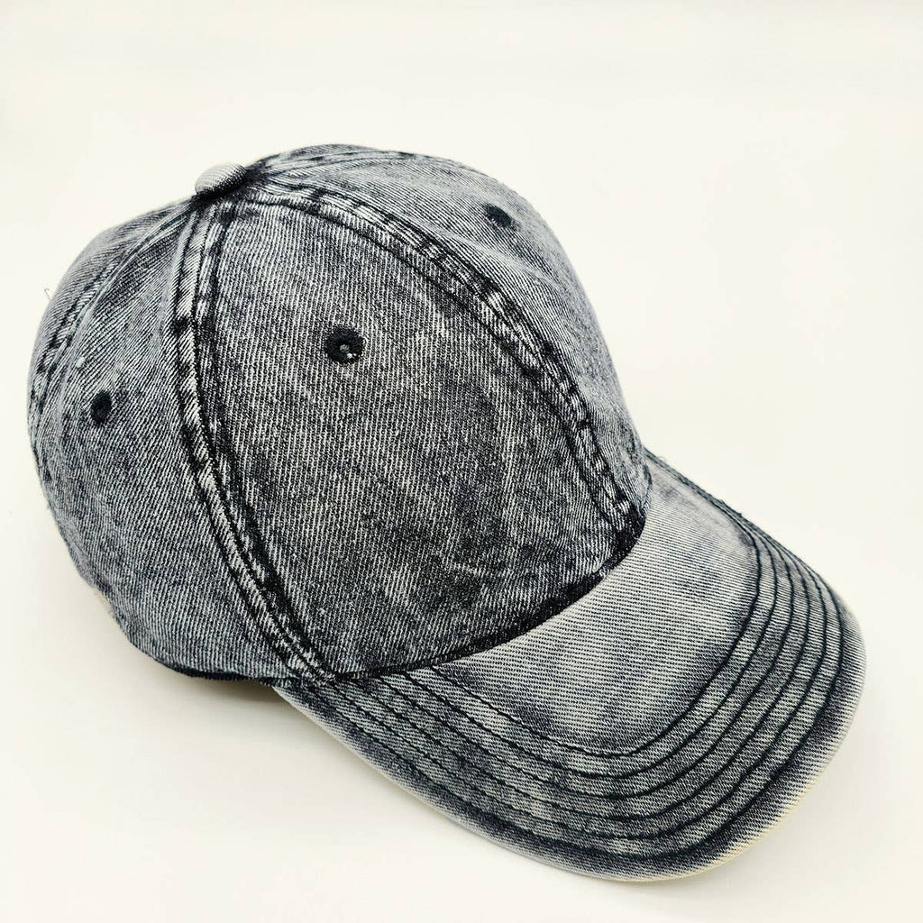 DENIM WASHED CASUAL BASEBALL HAT