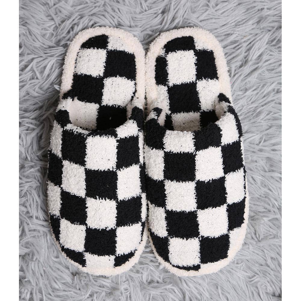 Checkered Slippers