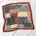 LARGE MIX PATCH FLORAL PRINT BANDANA SCARF