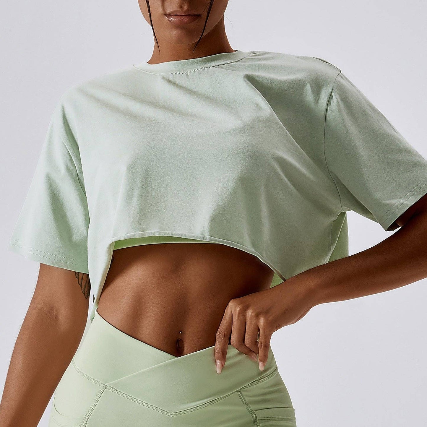 Loose-Fit Crew Neck Sports T-Shirt