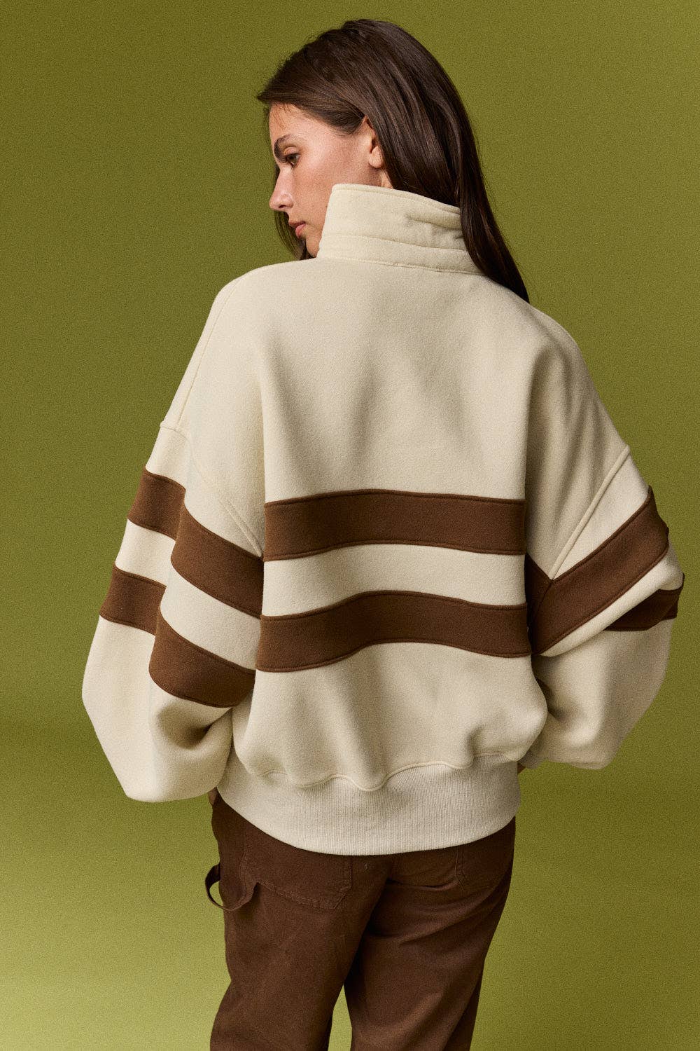 Lottie Stripe Rugby Pullover (PRE🤍ORDER)